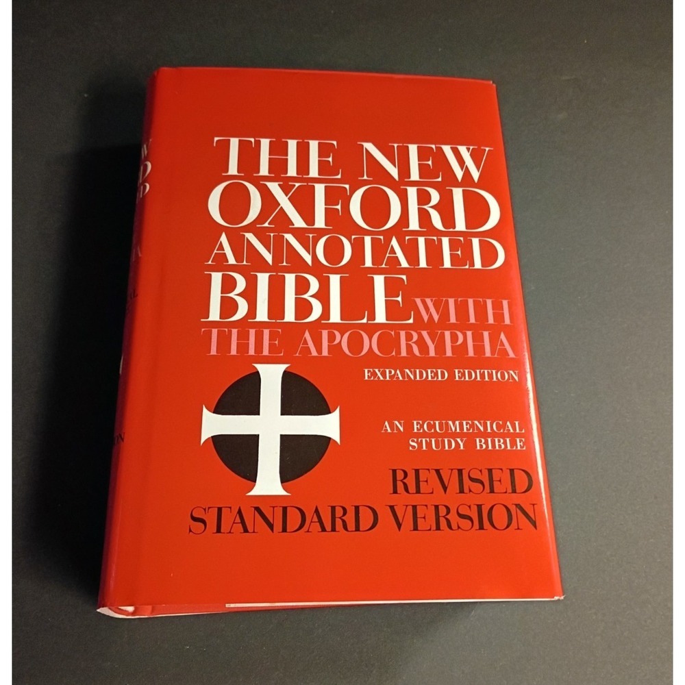 Oxford The New Oxford Annotated Bible w/ Apocrypha Expanded Ed HC 1977